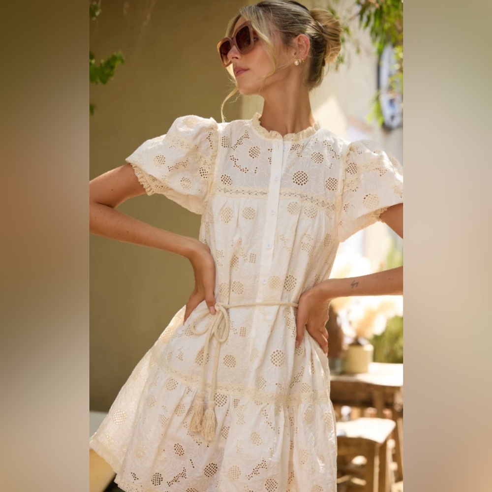 NWT Stellah Embroidered Dress